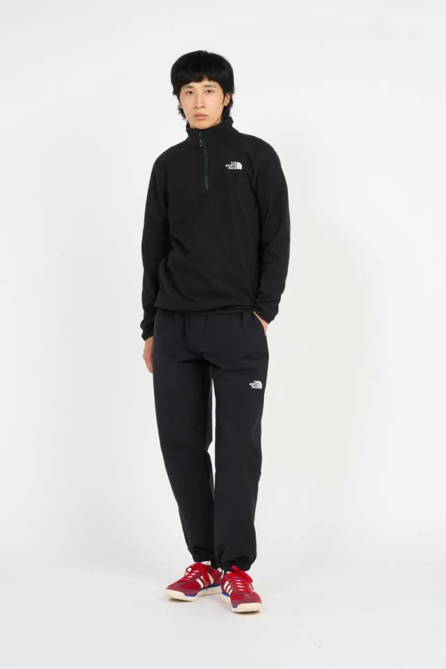 100 GLACIER 1/4 ZIP - Polaire | Noir*THE NORTH FACE Clearance