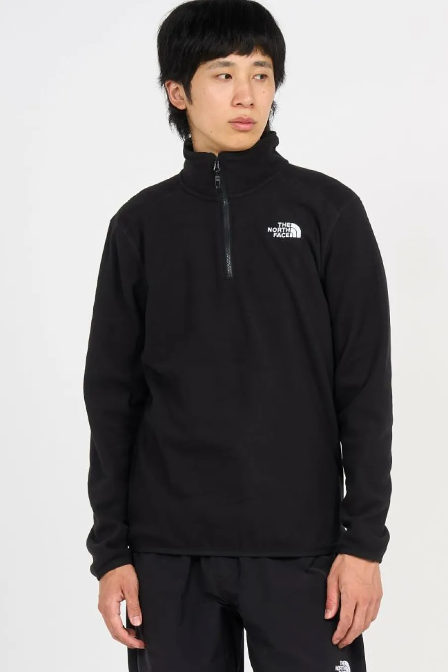 100 GLACIER 1/4 ZIP - Polaire | Noir*THE NORTH FACE Clearance