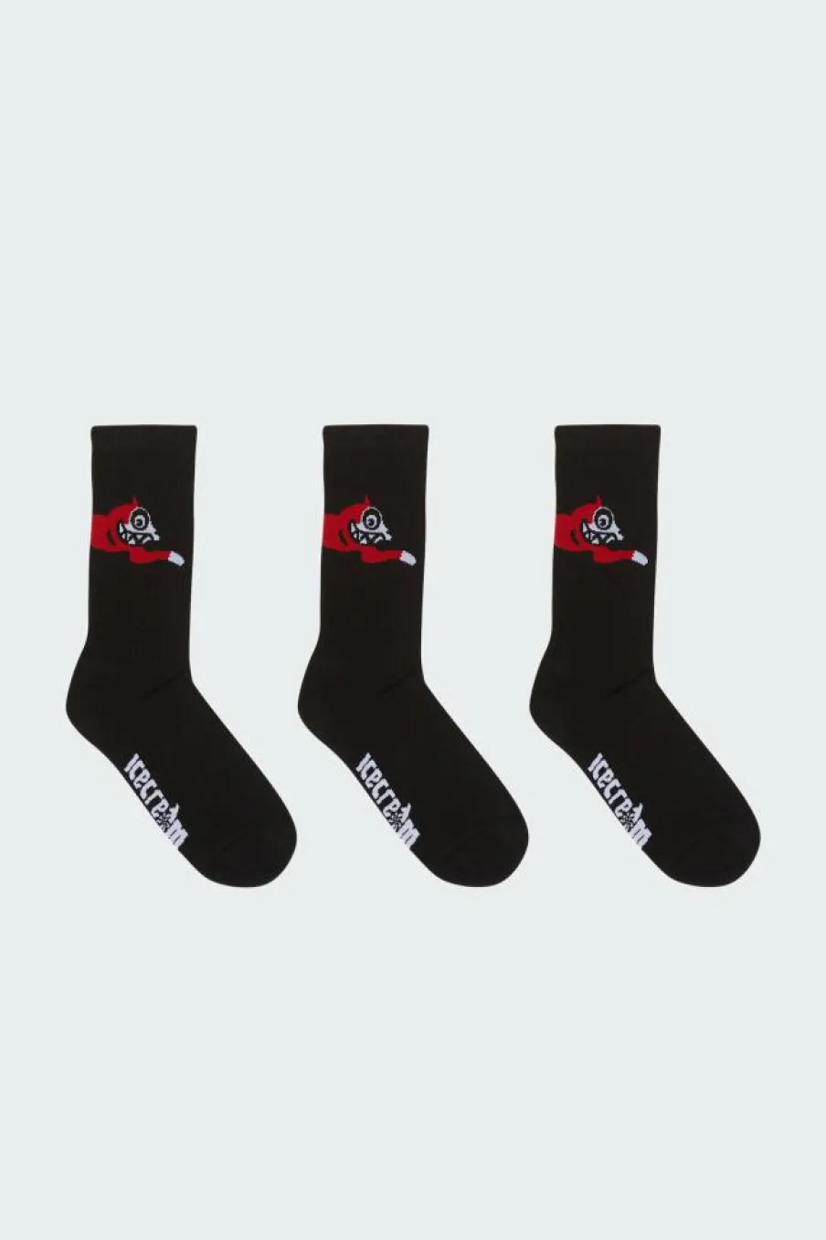 6 PACK RUNNING DOG - Pack de 6 chaussettes | Noir*ICE CREAM Outlet