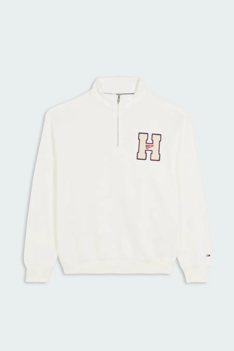 1/4 ZIP TOWEL PA - Sweatshirt | Blanc*TOMMY JEANS Online