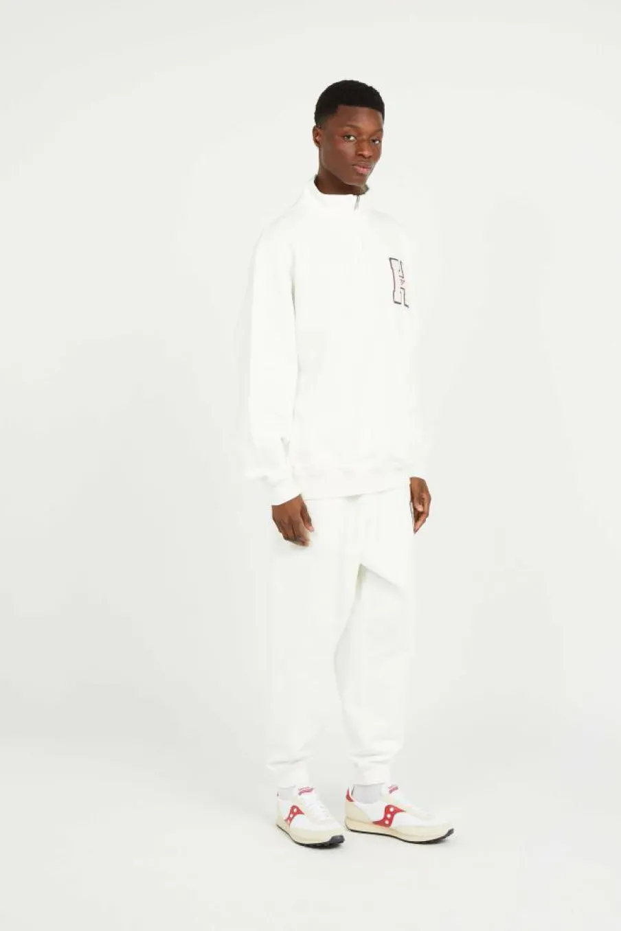 1/4 ZIP TOWEL PA - Sweatshirt | Blanc*TOMMY JEANS Online