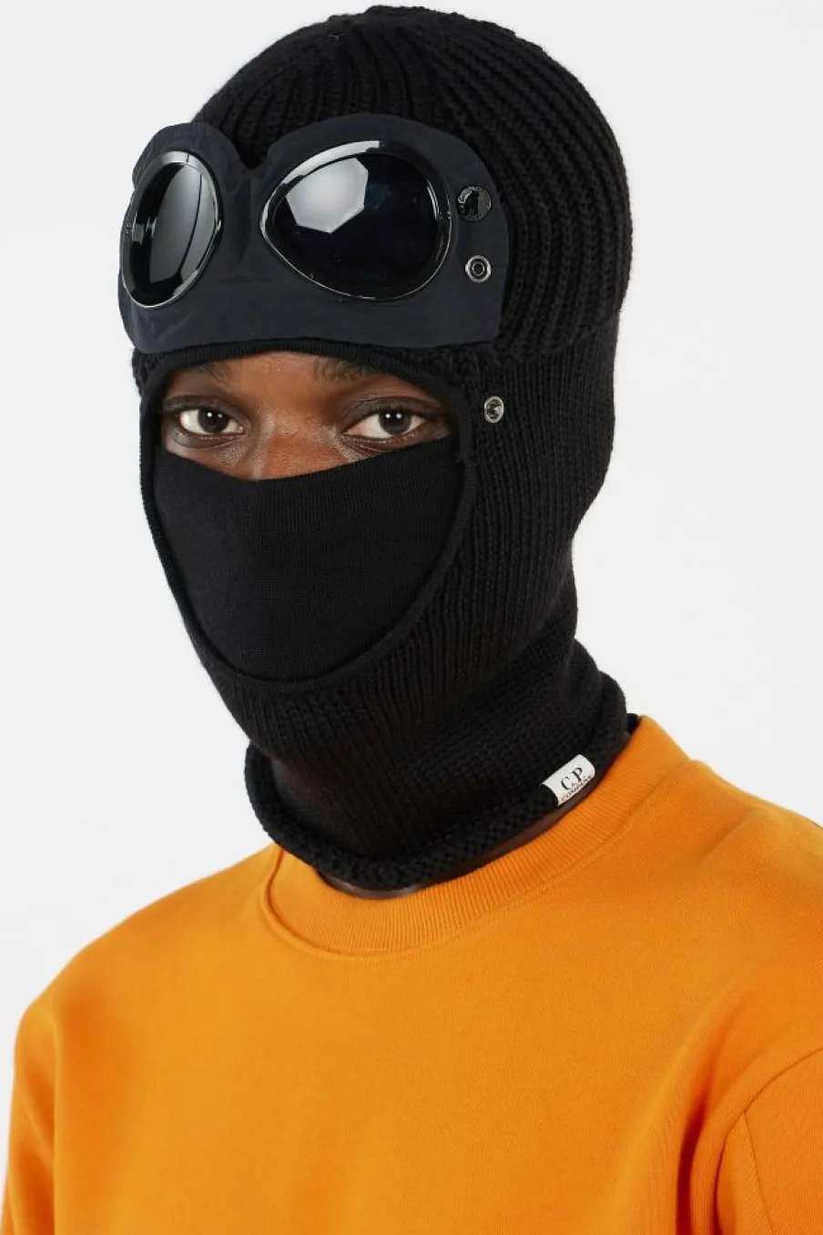 ACCESSORIES SKI MASK IN EXTRAFINE MERINO WOOL - Bonnet | Noir*C.P. COMPANY Sale