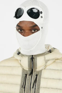 ACCESSORIES SKI MASK IN EXTRAFINE MERINO WOOL - Bonnet | Blanc*C.P. COMPANY Hot