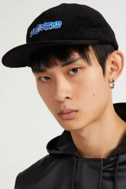 ACID CORDUROY CAP - Casquette | Noir*WASTED Discount