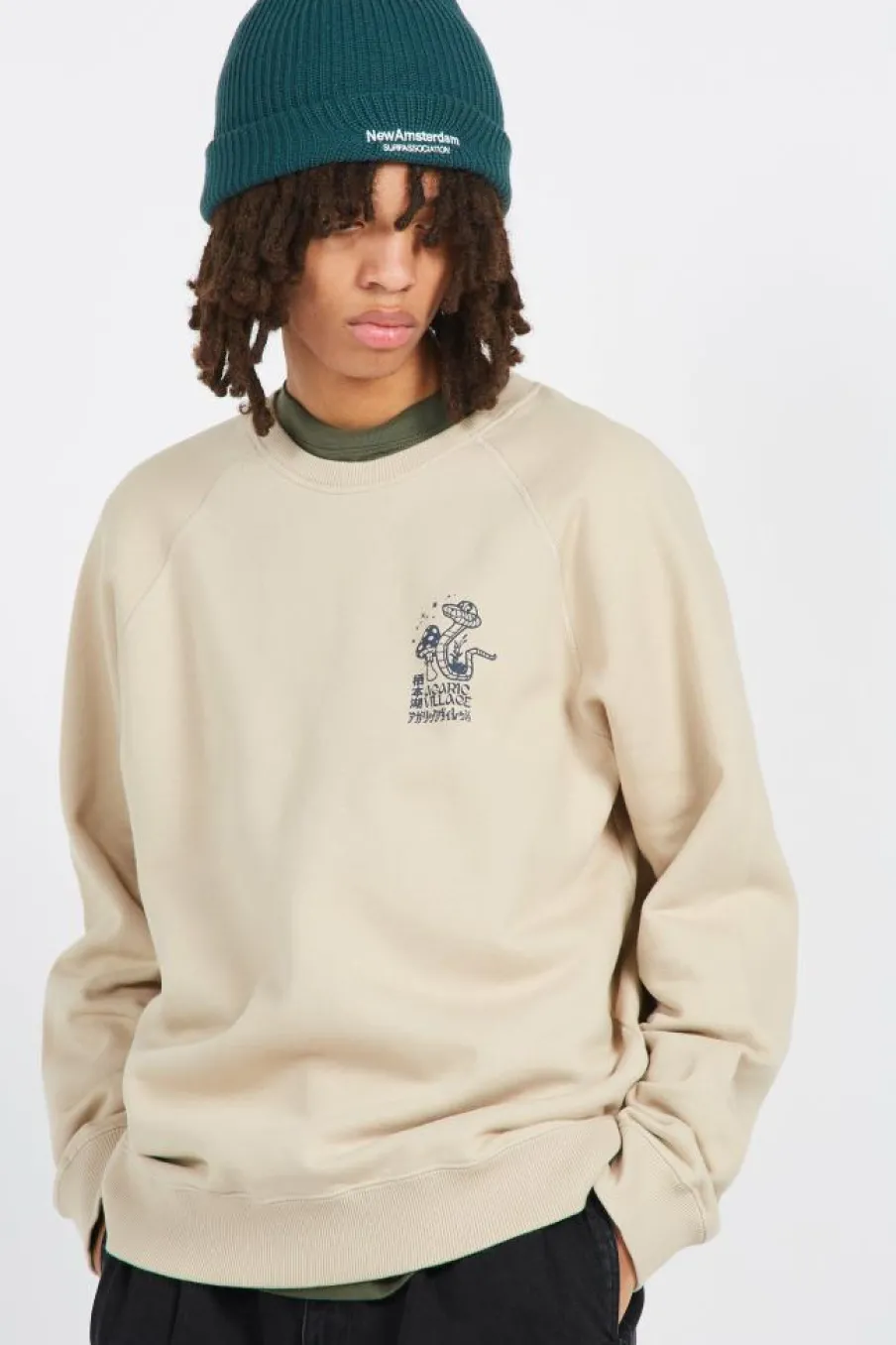 Agaric Village Sweat - Sweatshirt | Beige*EDWIN New