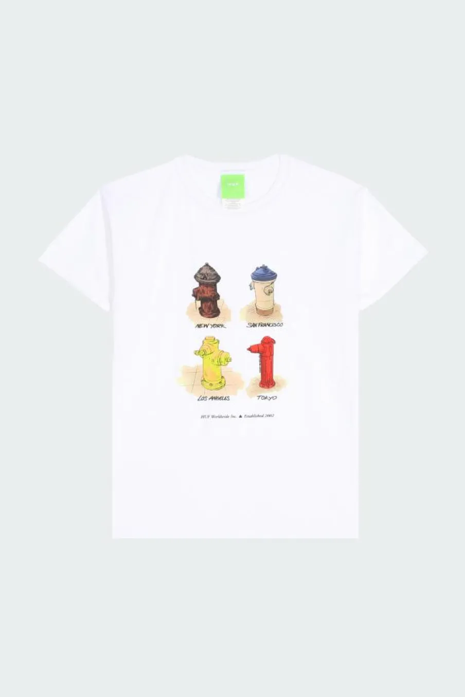 ALL CITIES - T-SHIRT | Blanc*HUF New