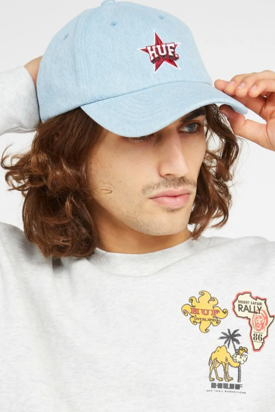 ALL STAR 6 PANEL CV - Casquette | Bleu*HUF Hot