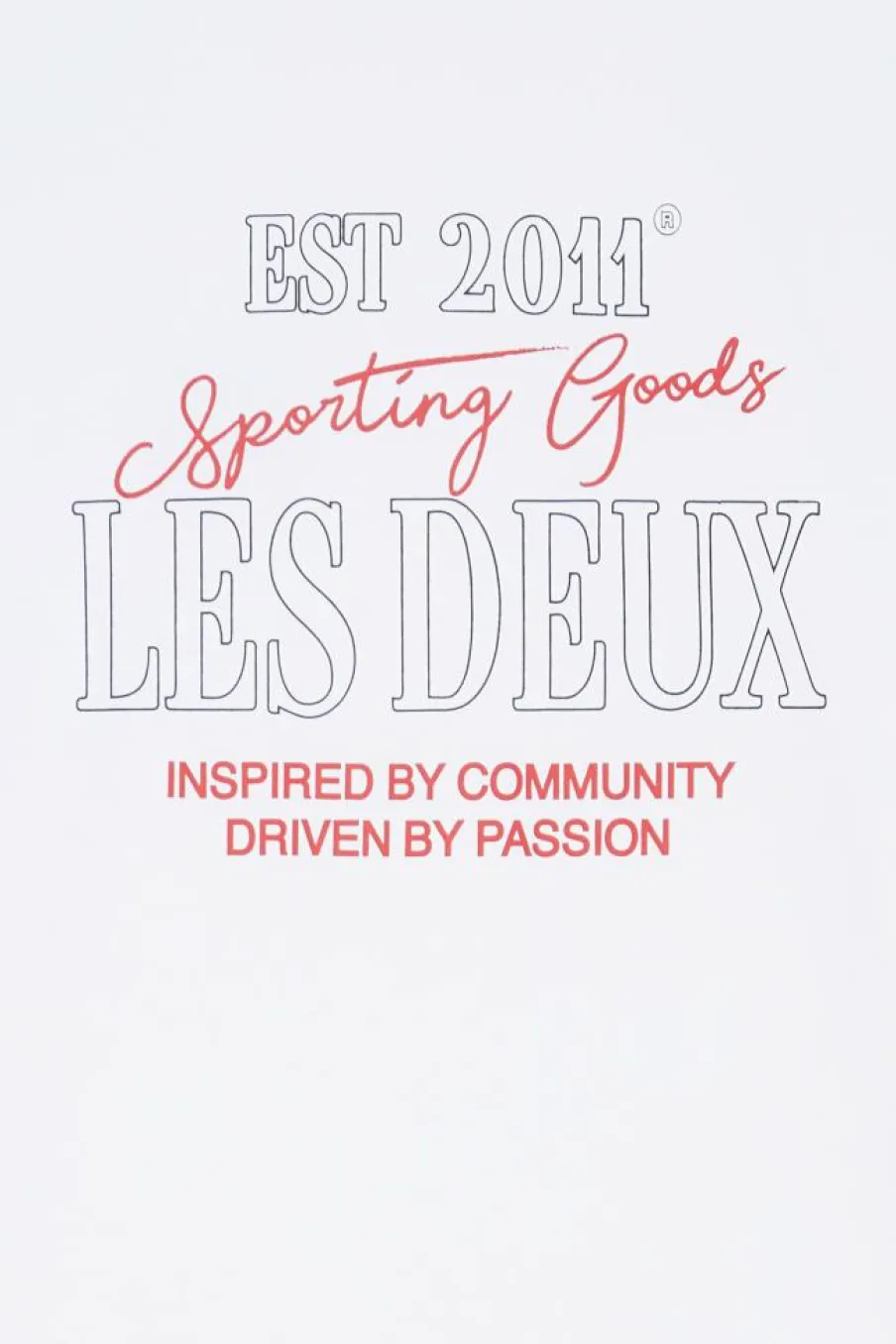 ALLEN - T-shirt | Blanc*LES DEUX Outlet