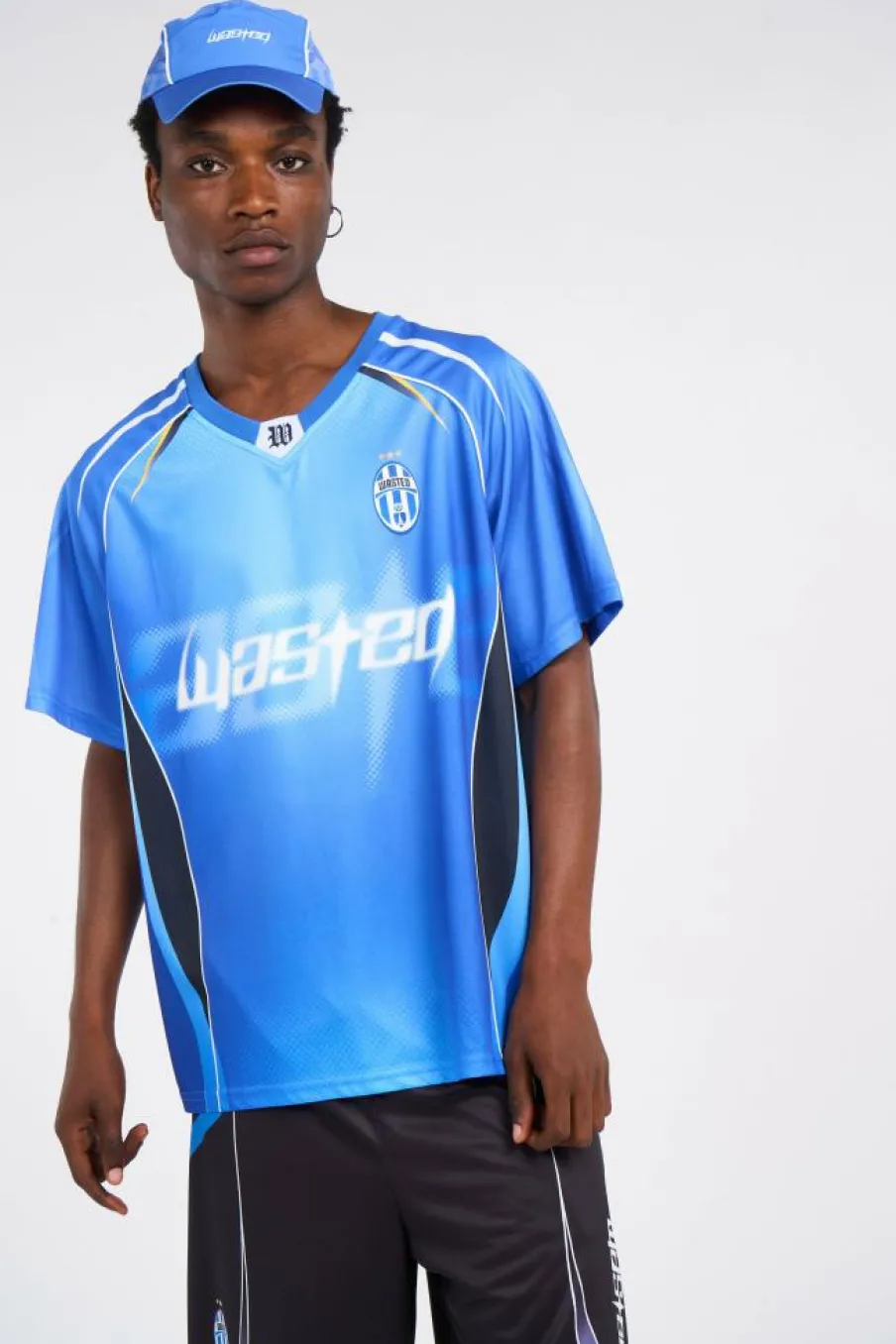 AMBROSIANA FOOTBALL JERSEY - Maillot de sport | Bleu*WASTED Outlet