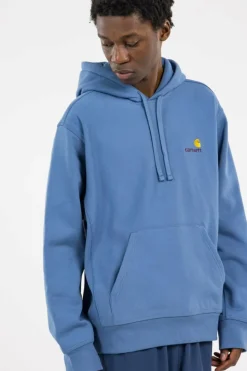 AMERICAN SCRIPT - Hoodie | Bleu*CARHARTT WIP Outlet