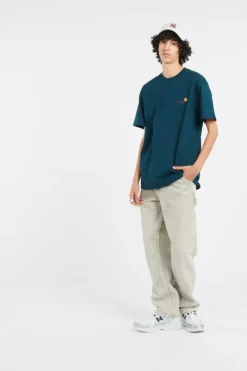 AMERICAN SCRIPT - T-shirt | Vert*CARHARTT WIP Discount