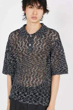 ANDRE POLO SW BLK - Polo | Noir*OBEY Discount
