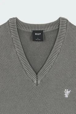 ANTON SWEATER VEST - Pull | Noir*HUF Sale