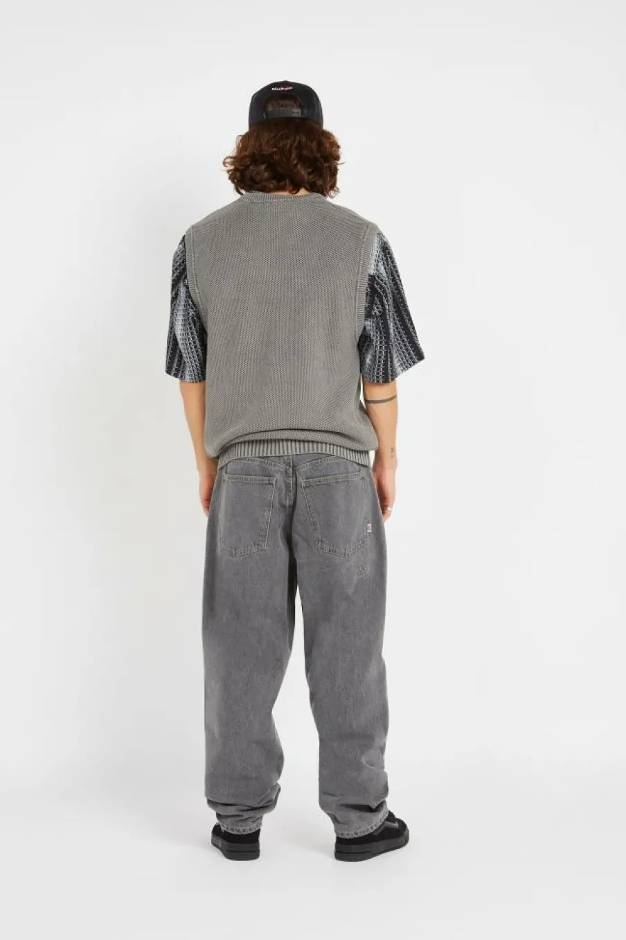ANTON SWEATER VEST - Pull | Noir*HUF Sale