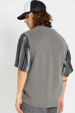 ANTON SWEATER VEST - Pull | Noir*HUF Sale