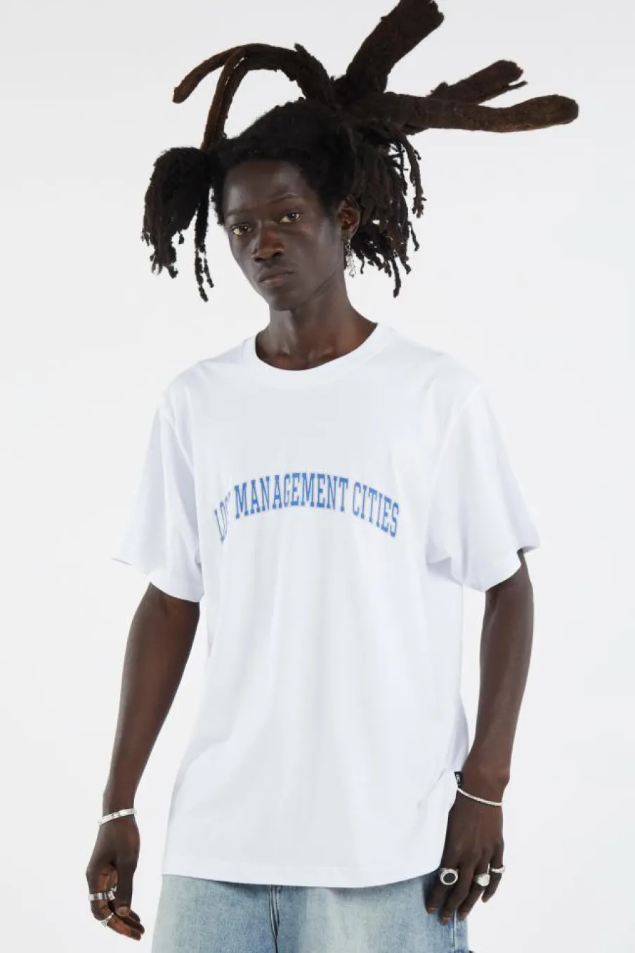 ARCH FN TEE - T-shirt | Bleu*LOST MANAGEMENT CITIES Discount