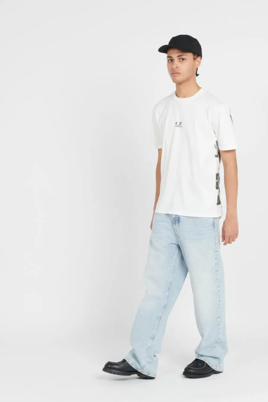 ARTWORK LOGO T-SHIRT - T-shirt | Blanc*C.P. COMPANY Outlet