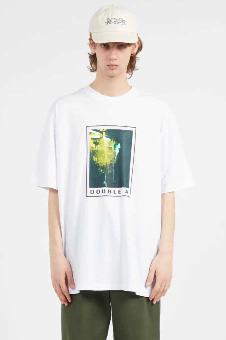 Asa Spray Paint T-shirt GOTS - T-shirt | Blanc*WOOD WOOD Hot