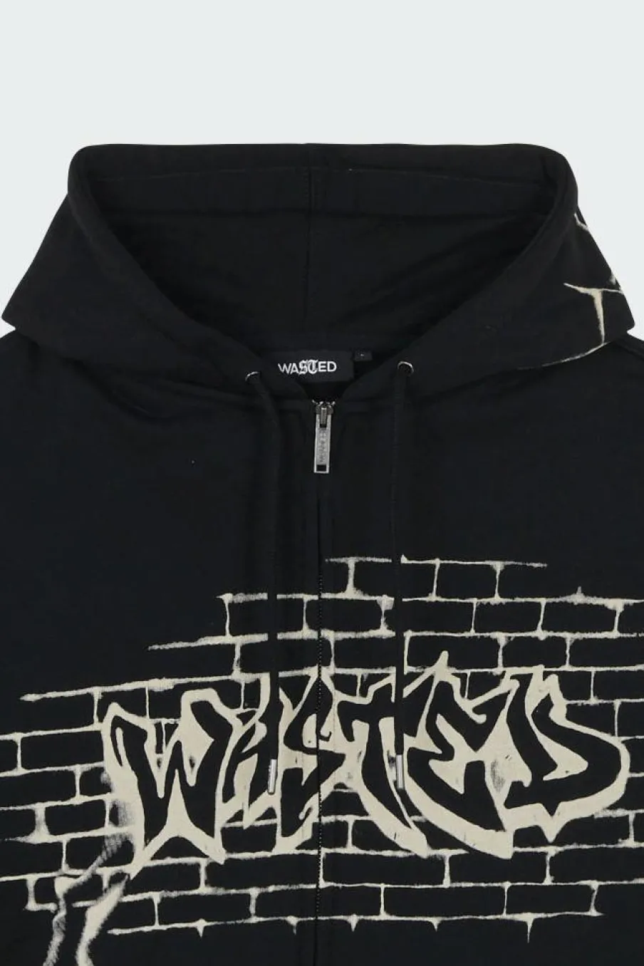 ATM BOXY ZIP HOODIE - Hoodie | Noir*WASTED Discount