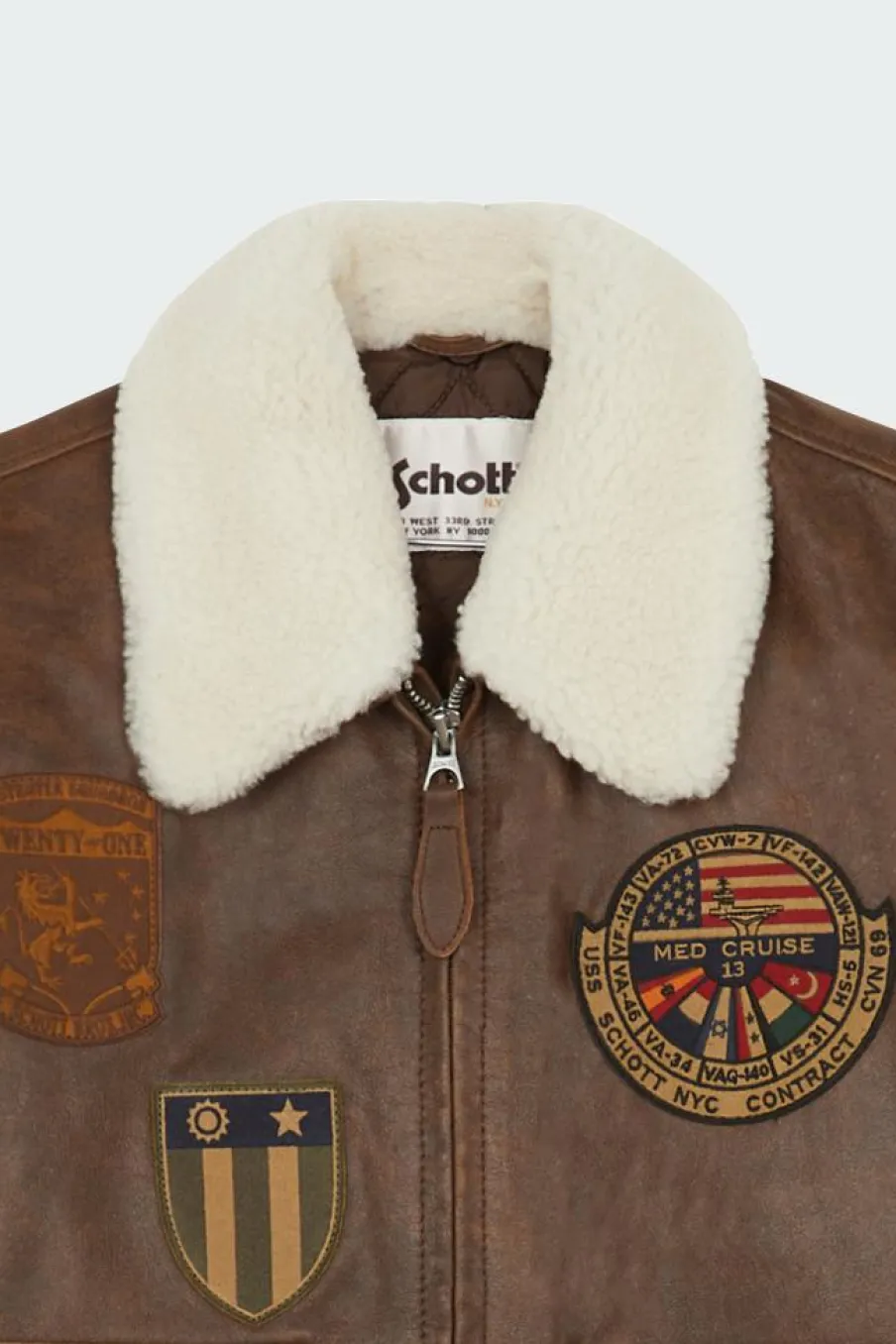 AVIATOR - Blouson | Marron*SCHOTT Best