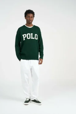 Big Fit Logo Cotton Sweater - Pull | Vert*POLO RALPH LAUREN New