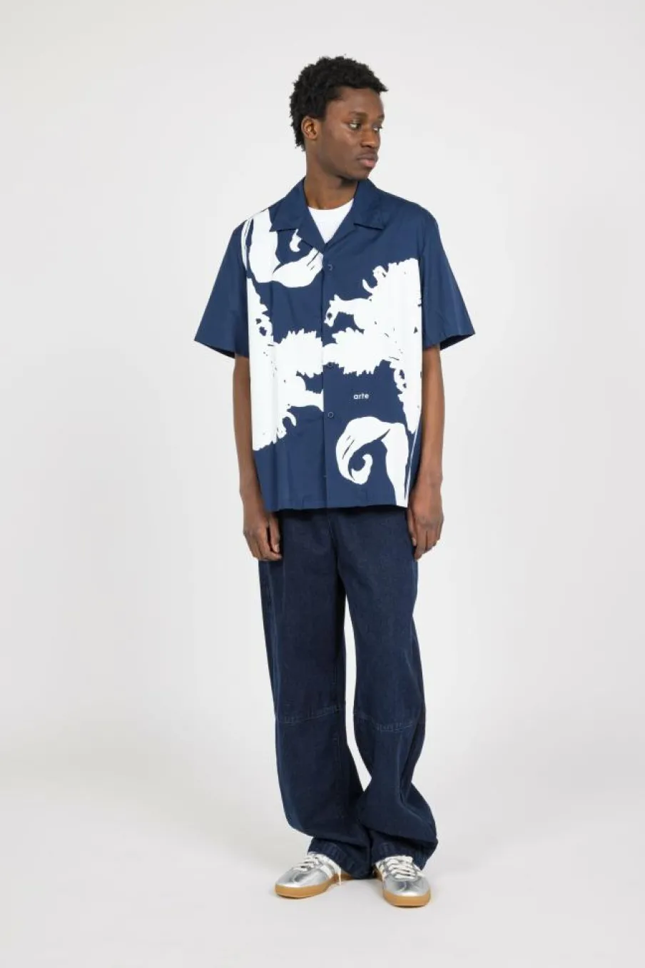 Big Flower Shirt - Chemise | Bleu*ARTE ANTWERP New