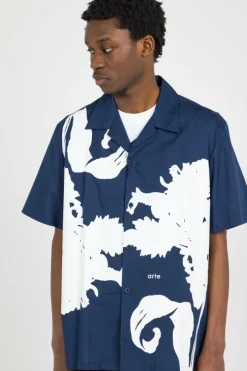 Big Flower Shirt - Chemise | Bleu*ARTE ANTWERP New