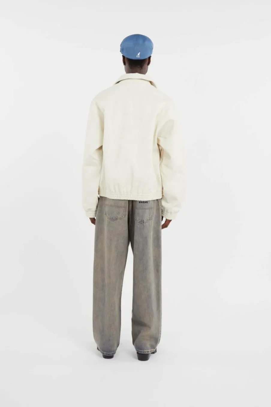 Big Logo Leather Jacket - Veste | Beige*ARTE ANTWERP Clearance