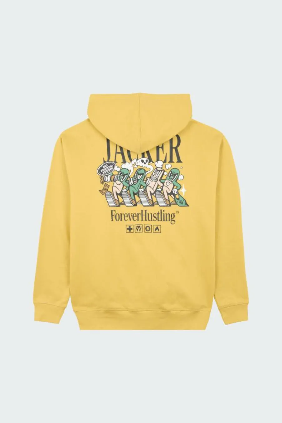 BIG PHARMA - Hoodie | Jaune*JACKER Discount