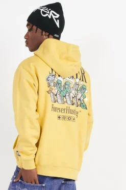 BIG PHARMA - Hoodie | Jaune*JACKER Discount