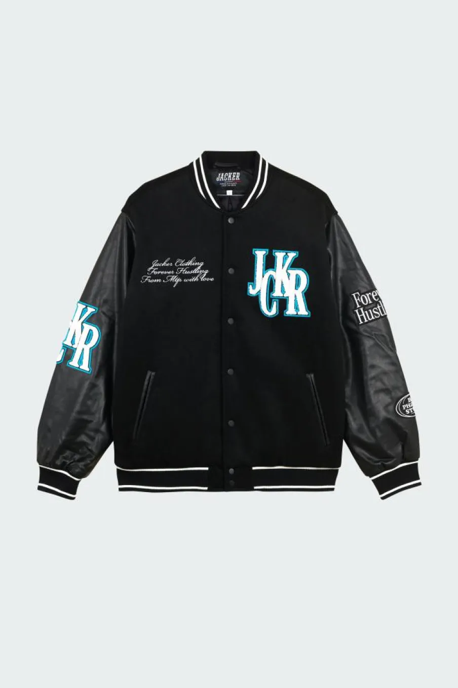BIG PHARMA VARSITY - Blouson | Noir*JACKER Clearance