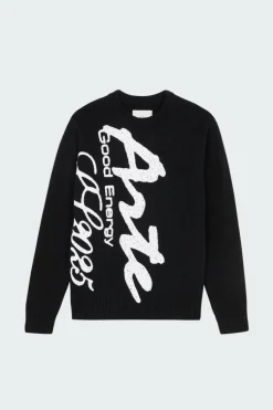 Big Print Knit Sweater - Pull | Noir*ARTE ANTWERP Online