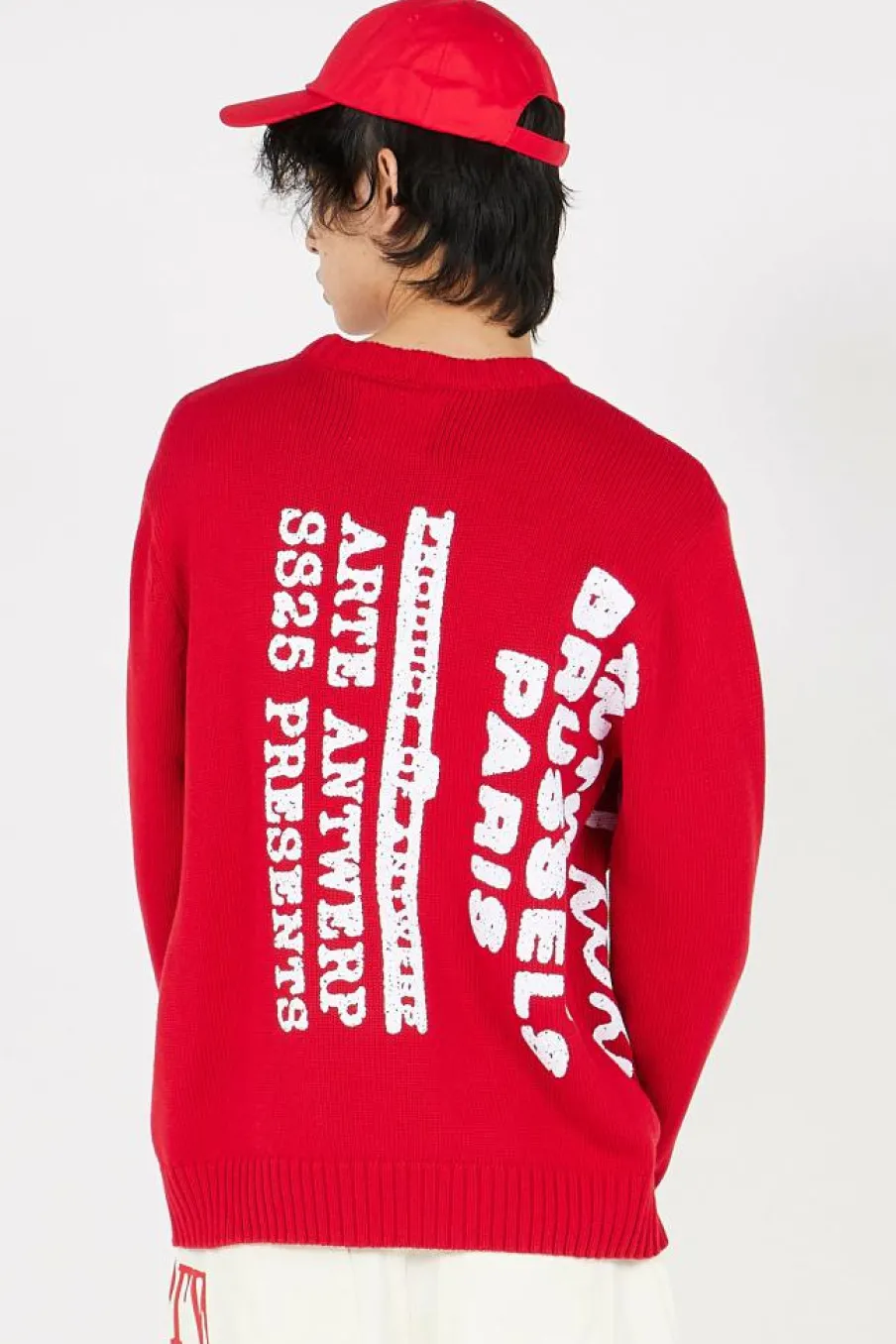 Big Print Knit Sweater - Pull | Rouge*ARTE ANTWERP New