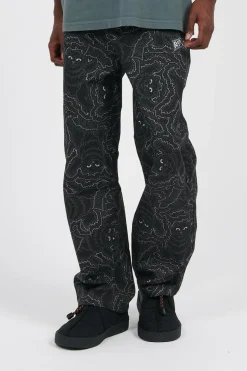 Big Pussy Energy Wide Leg Pants - Pantalon | Noir*RIPNDIP