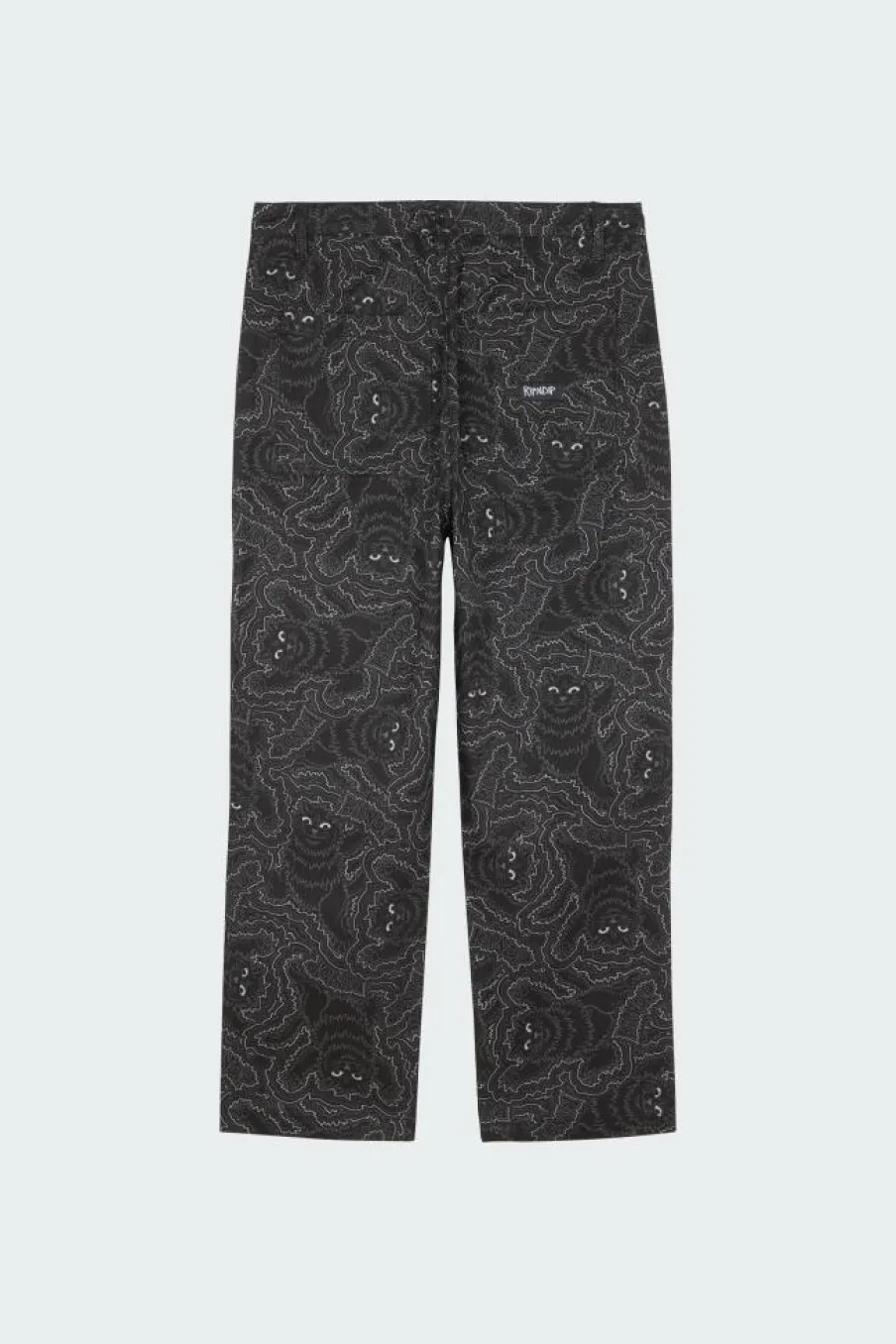 Big Pussy Energy Wide Leg Pants - Pantalon | Noir*RIPNDIP