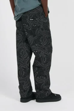 Big Pussy Energy Wide Leg Pants - Pantalon | Noir*RIPNDIP