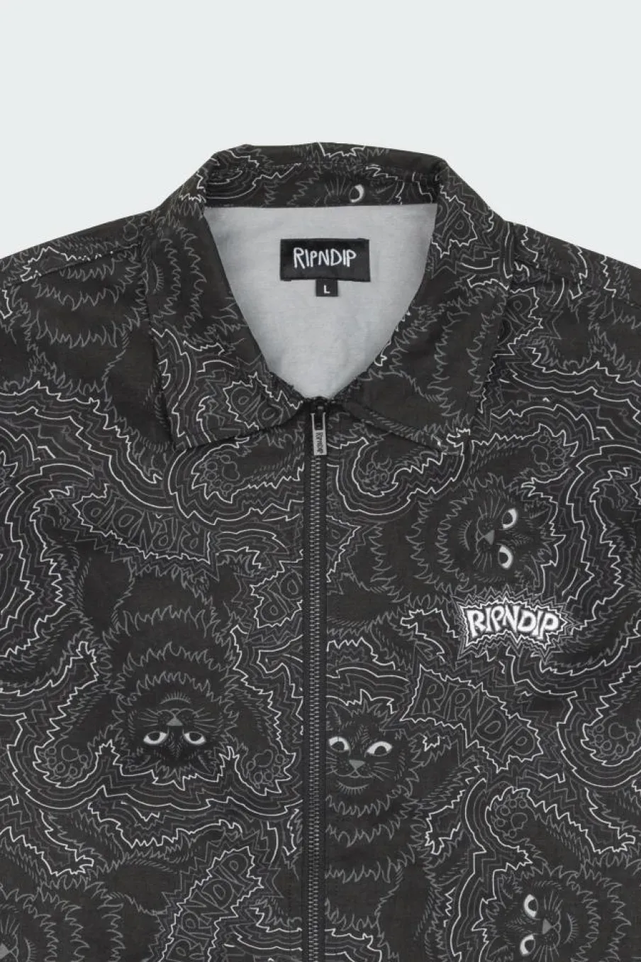 Big Pussy Energy Work Jacket - Veste | Noir*RIPNDIP Sale