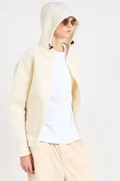 BIG SWEAT A CAPUCHE - Hoodie zippé | Blanc*SCHOTT New