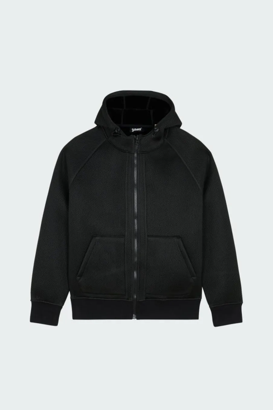 BIG SWEAT A CAPUCHE - Hoodie zippé | Noir*SCHOTT Hot
