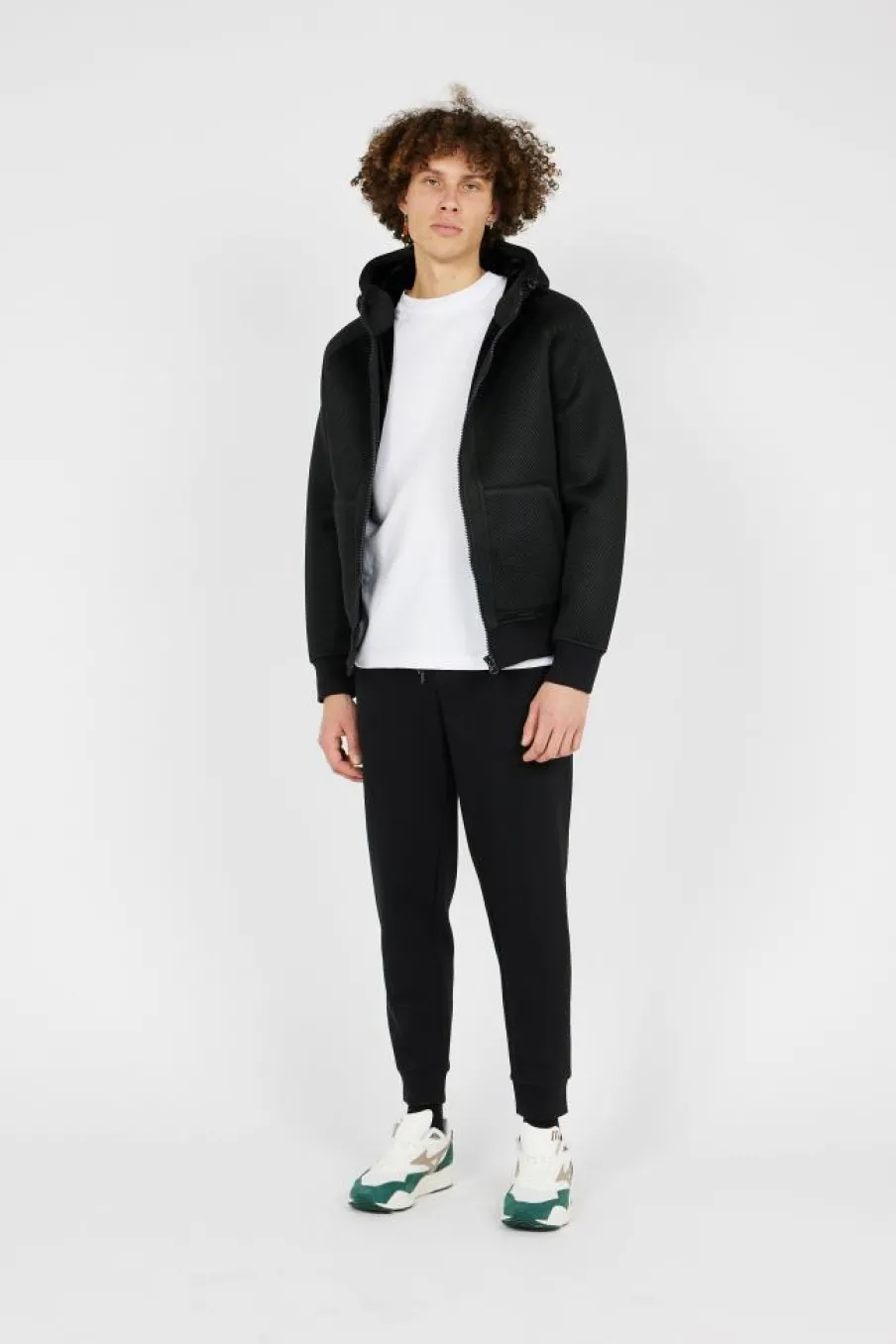 BIG SWEAT A CAPUCHE - Hoodie zippé | Noir*SCHOTT Hot