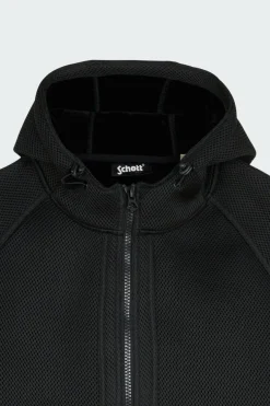 BIG SWEAT A CAPUCHE - Hoodie zippé | Noir*SCHOTT Hot