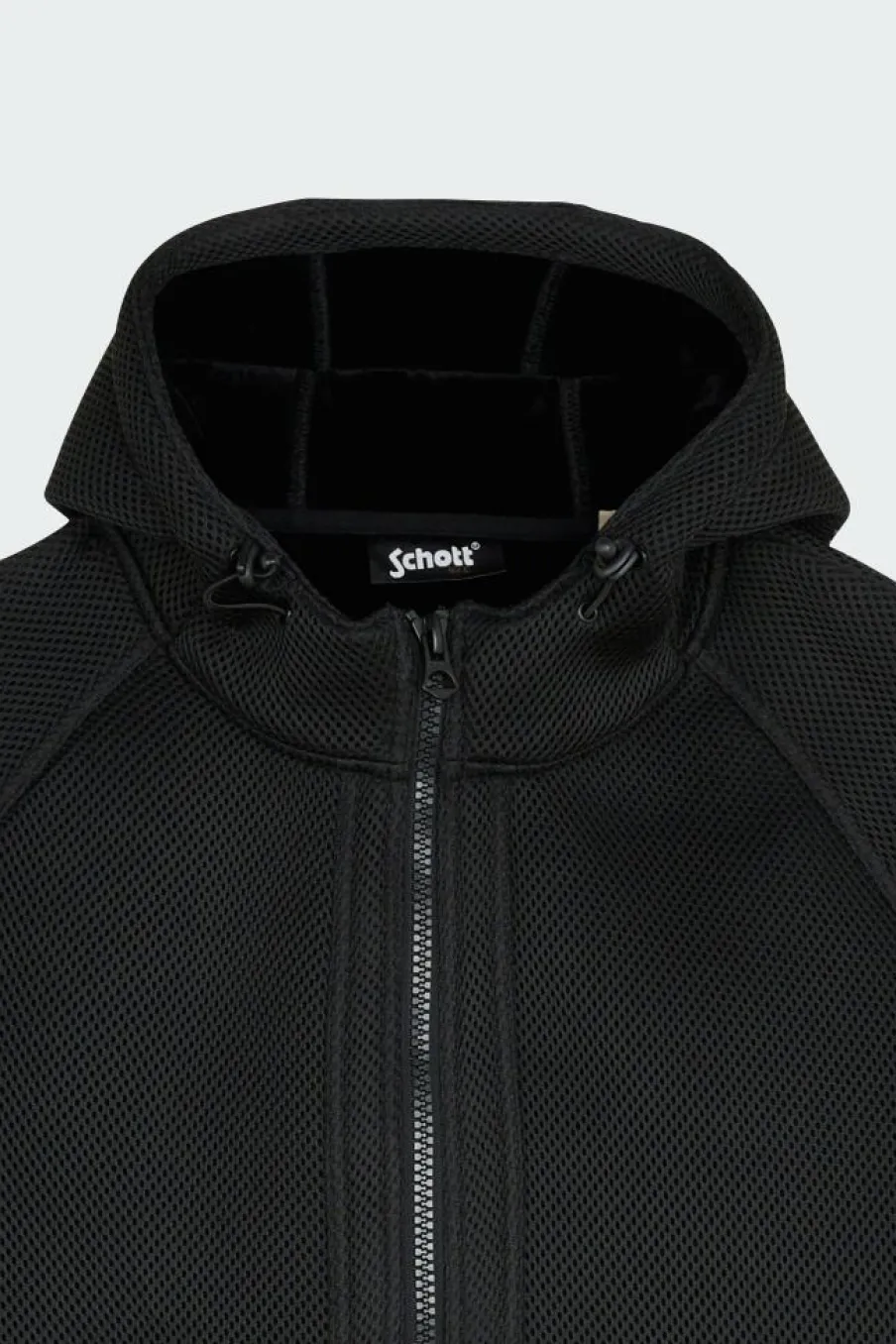 BIG SWEAT A CAPUCHE - Hoodie zippé | Noir*SCHOTT Hot