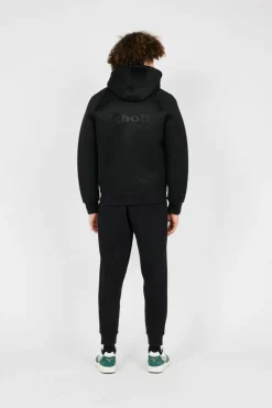 BIG SWEAT A CAPUCHE - Hoodie zippé | Noir*SCHOTT Hot