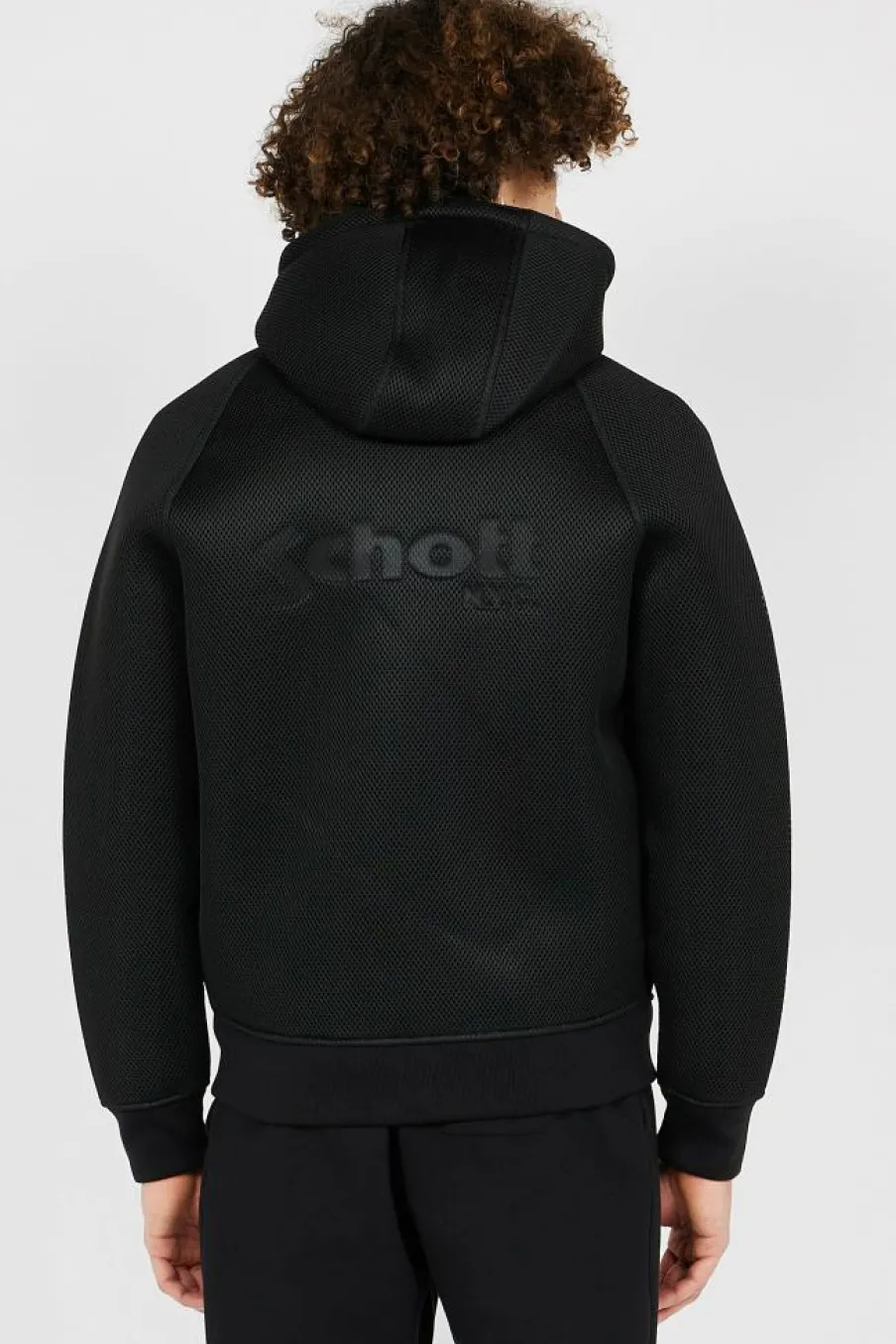 BIG SWEAT A CAPUCHE - Hoodie zippé | Noir*SCHOTT Hot