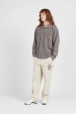 BIG TIMER TWI - Pantalon droit | Beige*OBEY