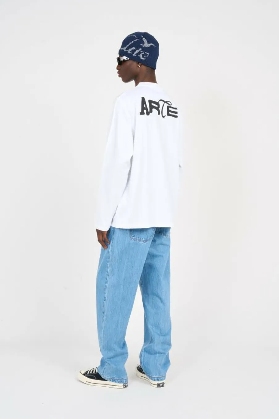 Bird Logo Side Beanie - Bonnet | Bleu*ARTE ANTWERP