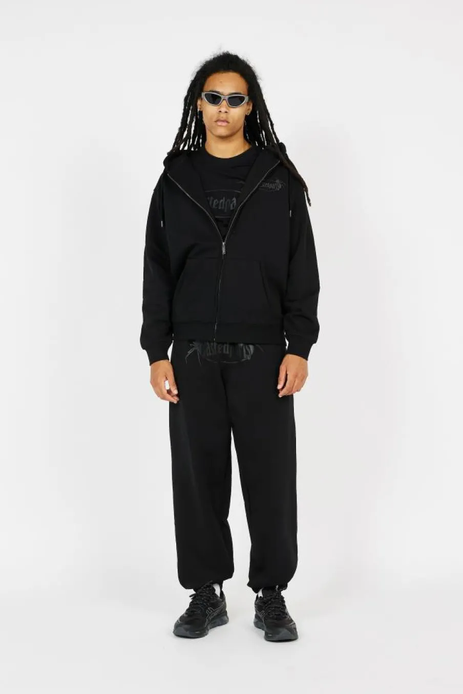 BOILER RESET ZIP H - Hoodie zippé | Noir*WASTED Clearance