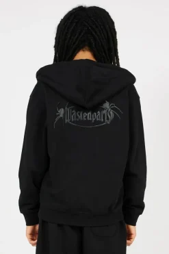 BOILER RESET ZIP H - Hoodie zippé | Noir*WASTED Clearance