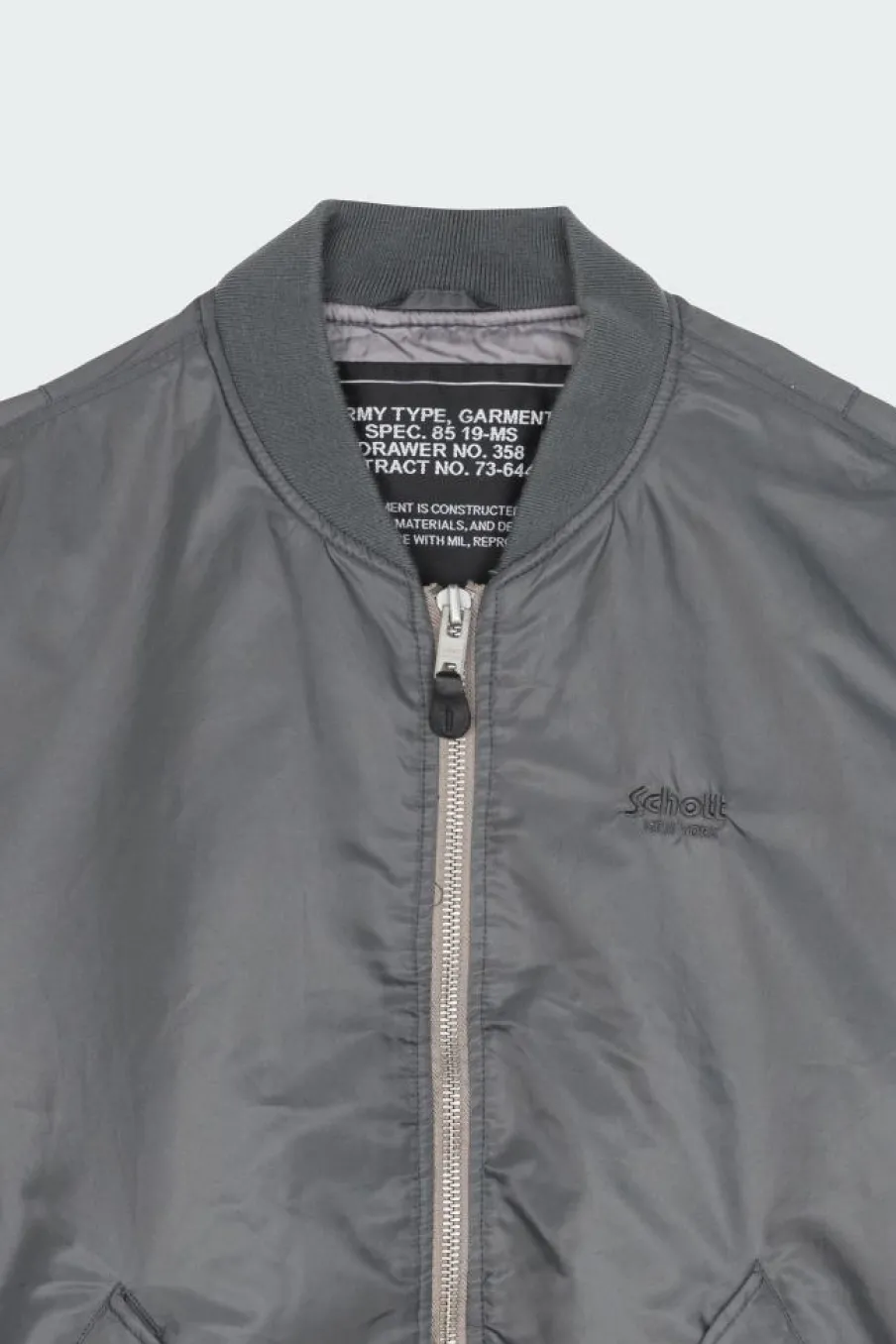 Bomber MA-1 - Blouson | Gris*SCHOTT Clearance