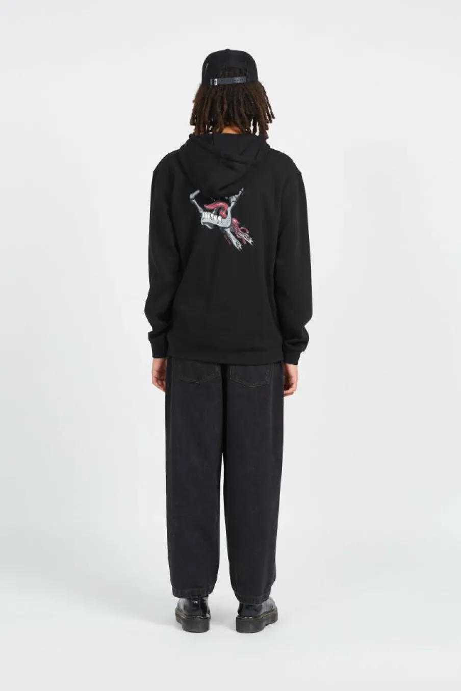 Bone Hand Cruz Hood - Hoodie | Noir*SANTA CRUZ Discount